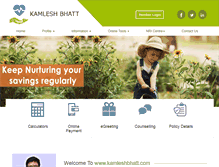 Tablet Screenshot of kamleshbhatt.com